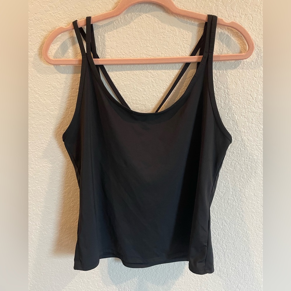 JoyLab Crisscross Back Cropped Tank - XL